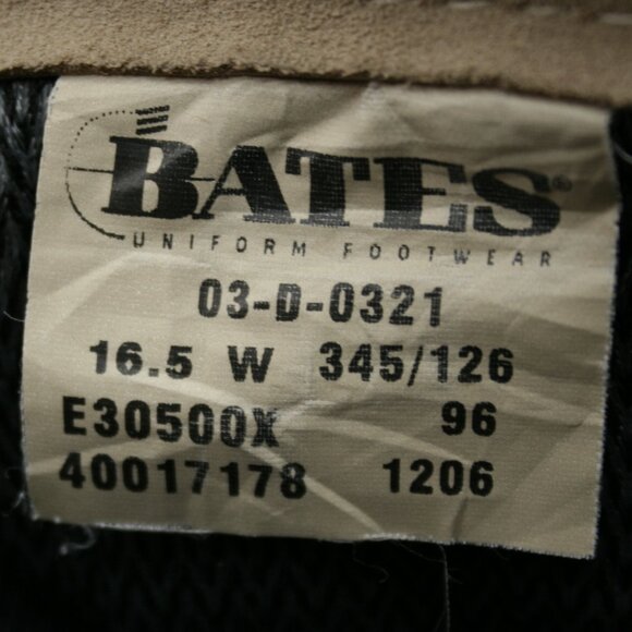 Bates Mens 16.5 W Wide Desert Tan Suede Gore-Tex Military Combat Boots 03-D-0321 - Picture 8 of 12